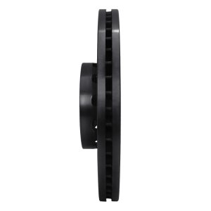 Audi A8 Brake Rotor (1) - Front Right - R1 Concepts - Drilled & Slotted - Black - `00-`03